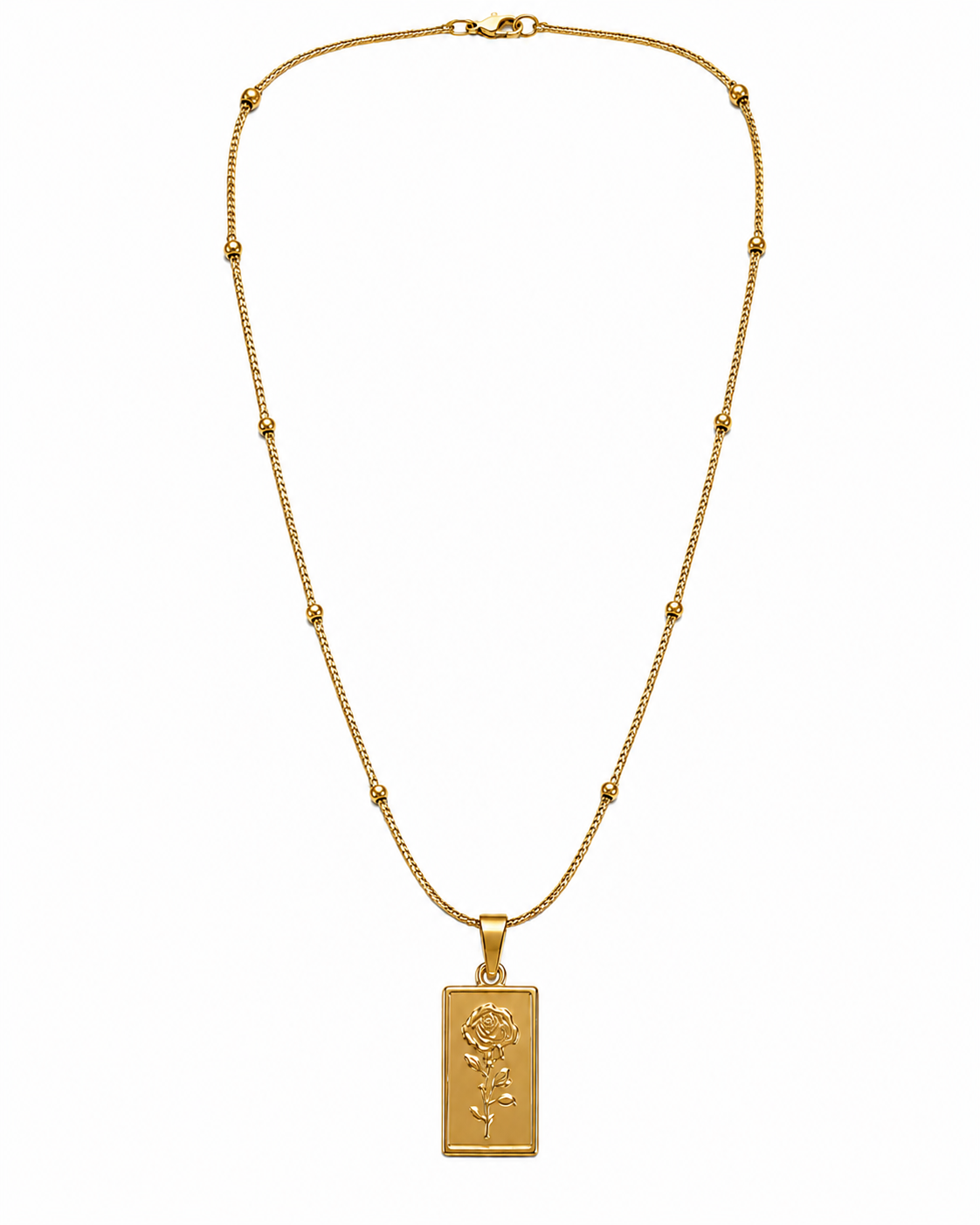 Rose Necklace (Anti-tarnish)