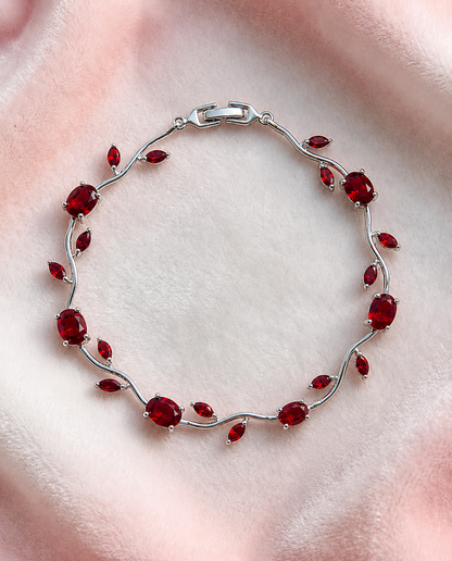 Tulip Bracelet - Silver (Anti-tarnish)