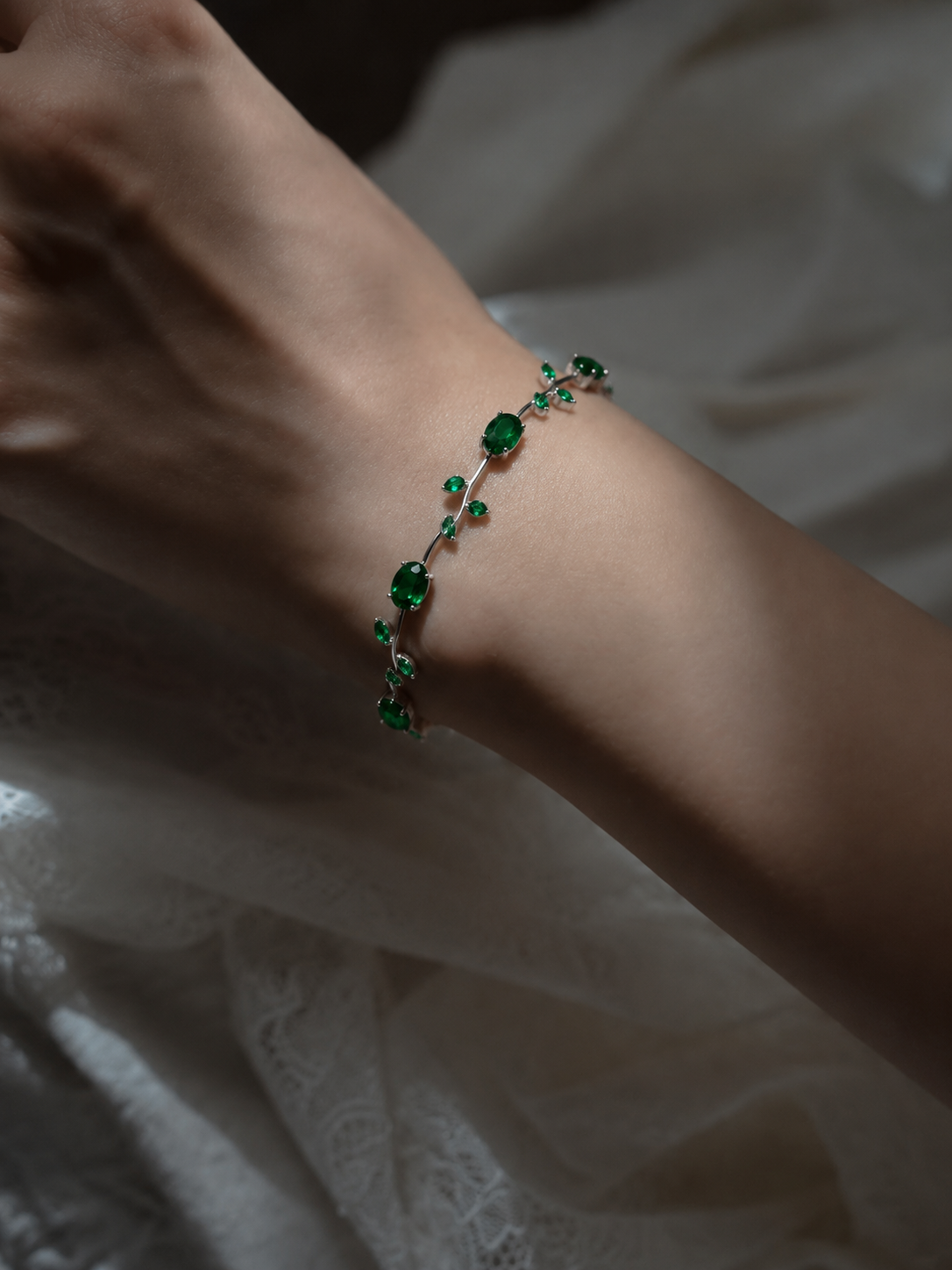 Tulip Bracelet - Silver (Anti-tarnish)