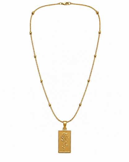 Rose Necklace (Anti-tarnish)