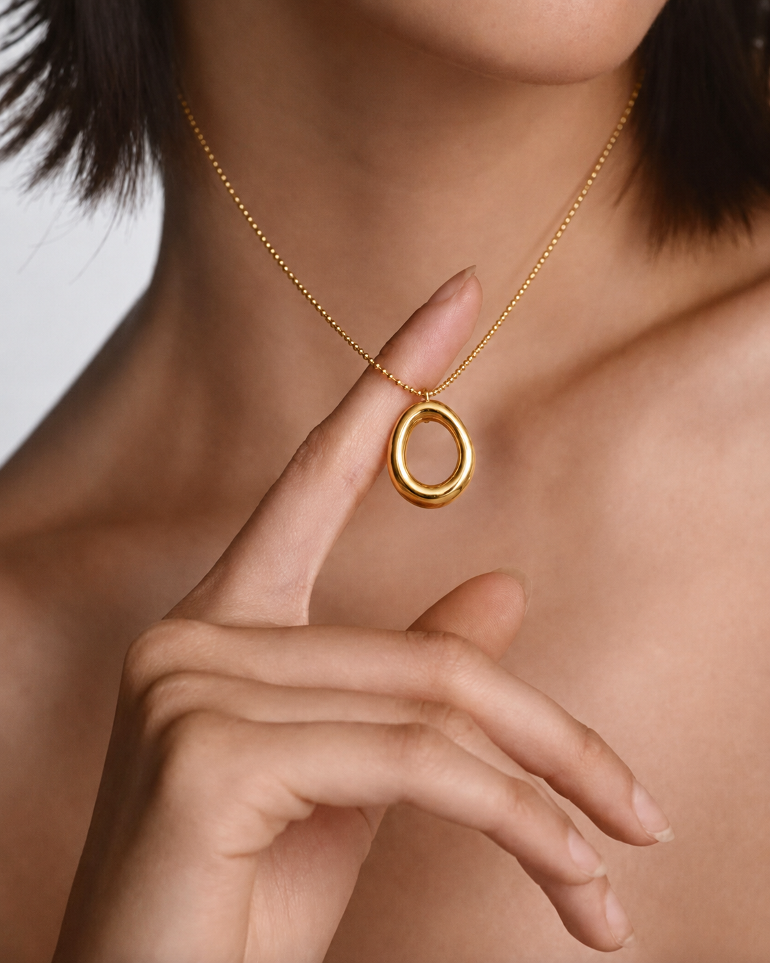 Halo Necklace (Anti-tarnish)