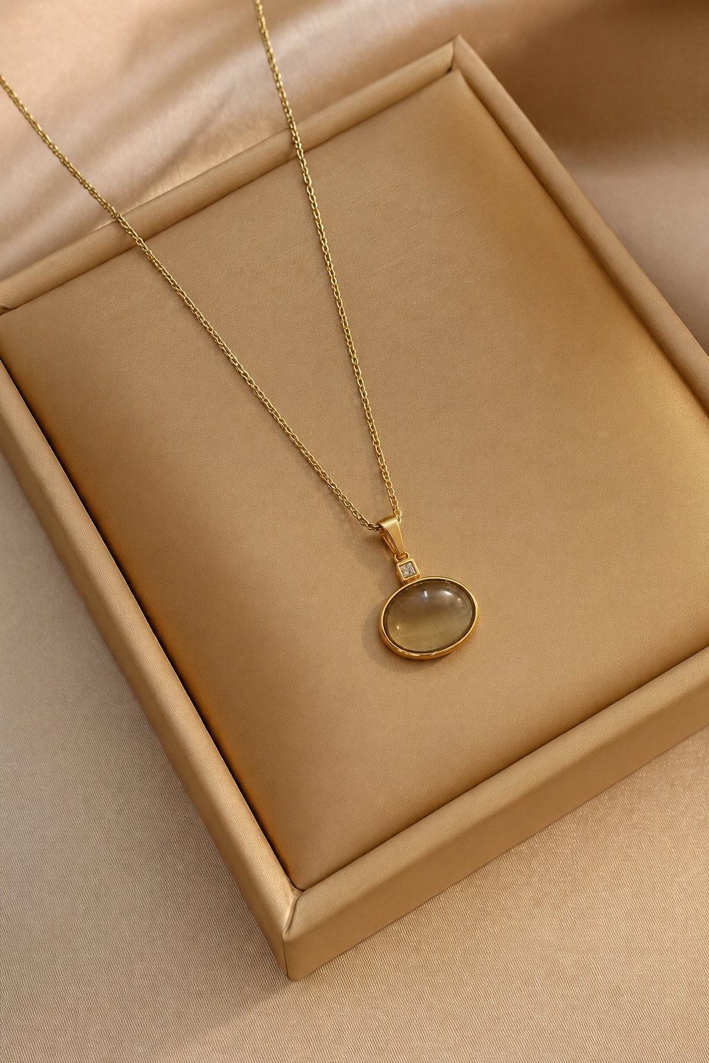 Opal Necklace (Anti-tarnish)